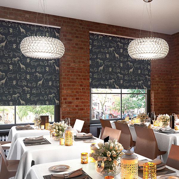 Blinds in Chester restaurant