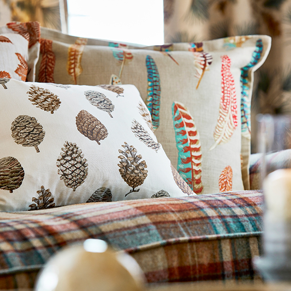 Nature themned cushions