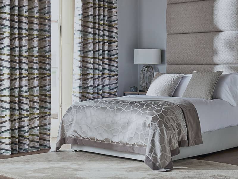 Ready made curtains in Chester property bedroom
